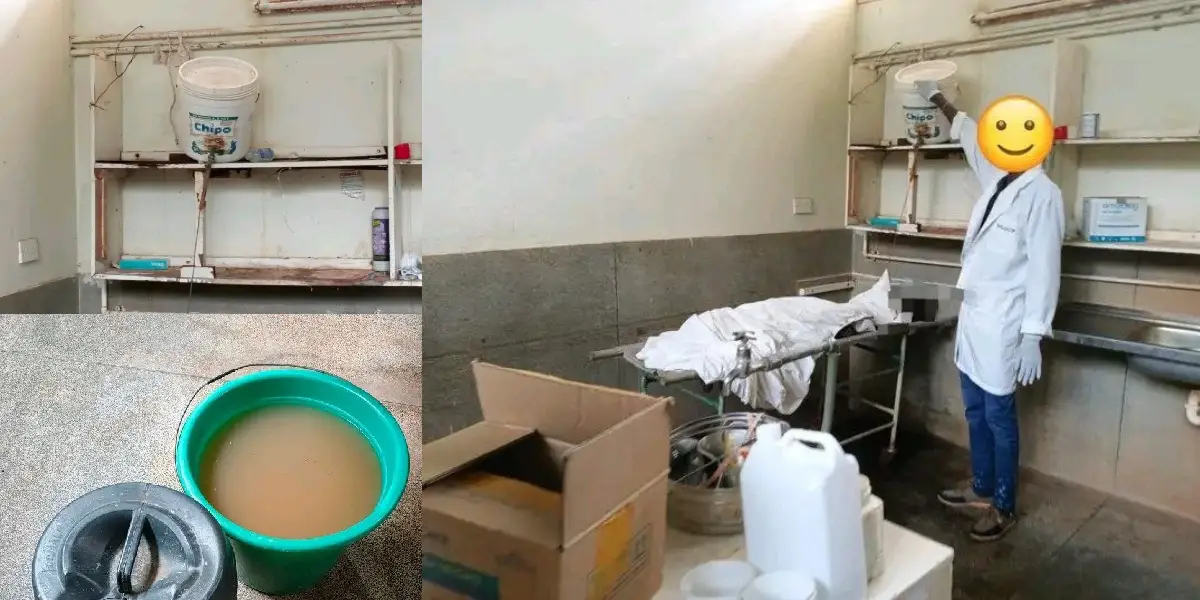Crisis at Ishiara Level 4 Hospital: Mortuary Attendant Forced to Hang Bucket of Water to Wash and Embalm Bodies