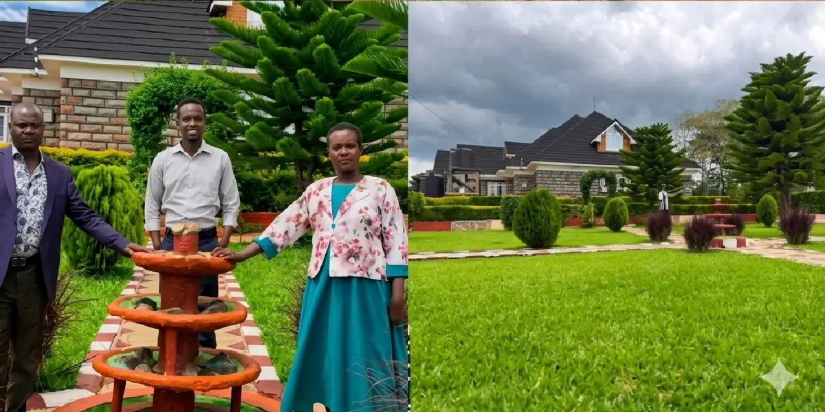 Kalenjin Lady in UK Gifts Parents Multi-Million Bungalow in Uasin Gishu